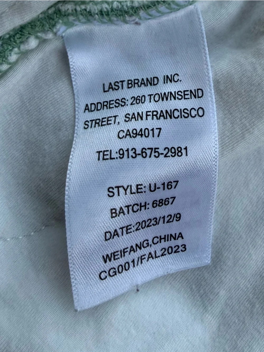 Quince  Bamboo Sleeping Bag Granite Green Two Way Zip Close Wearable small